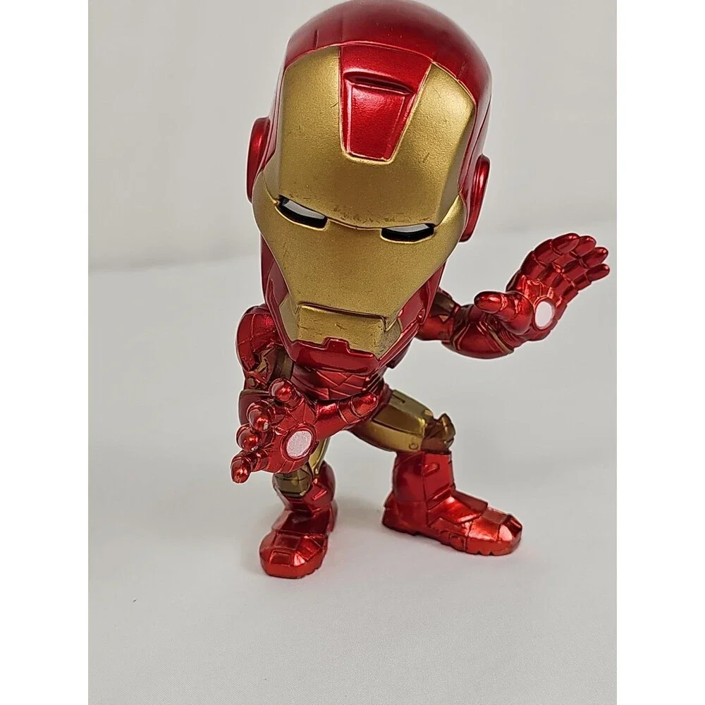 Funko Iron Man Marvel Bobblehead Figure 2010 Metallic Red Gold 6 Inch